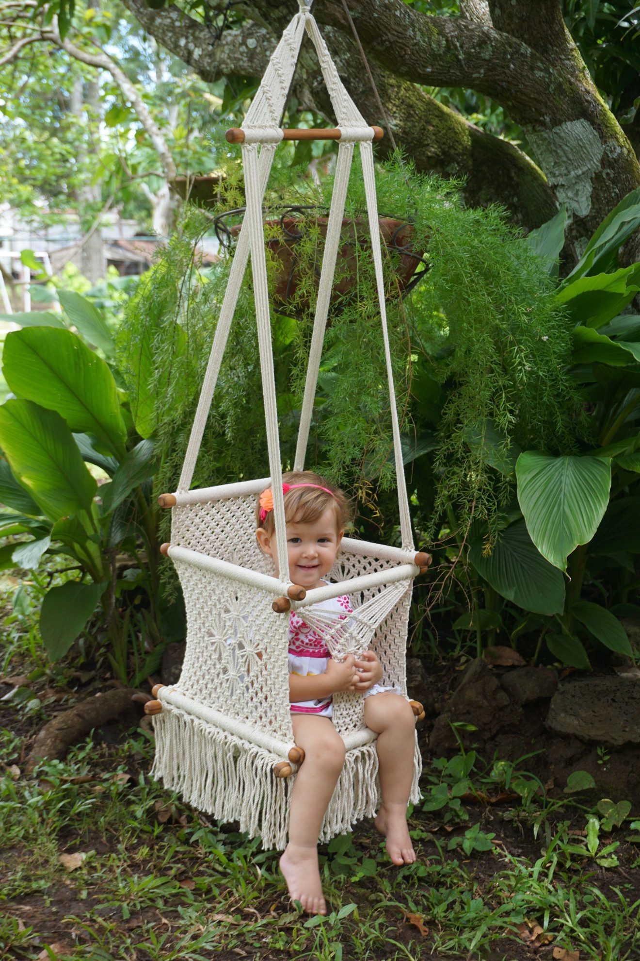 Handcrafted Macrame Baby Swing UpUp Baby