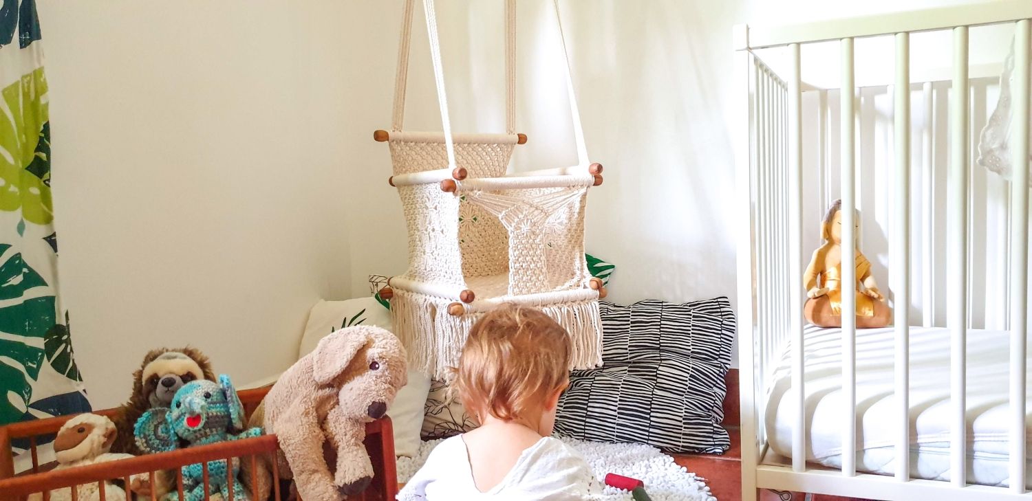 Macrame Baby Swing 3 Macrame Baby Swing 3