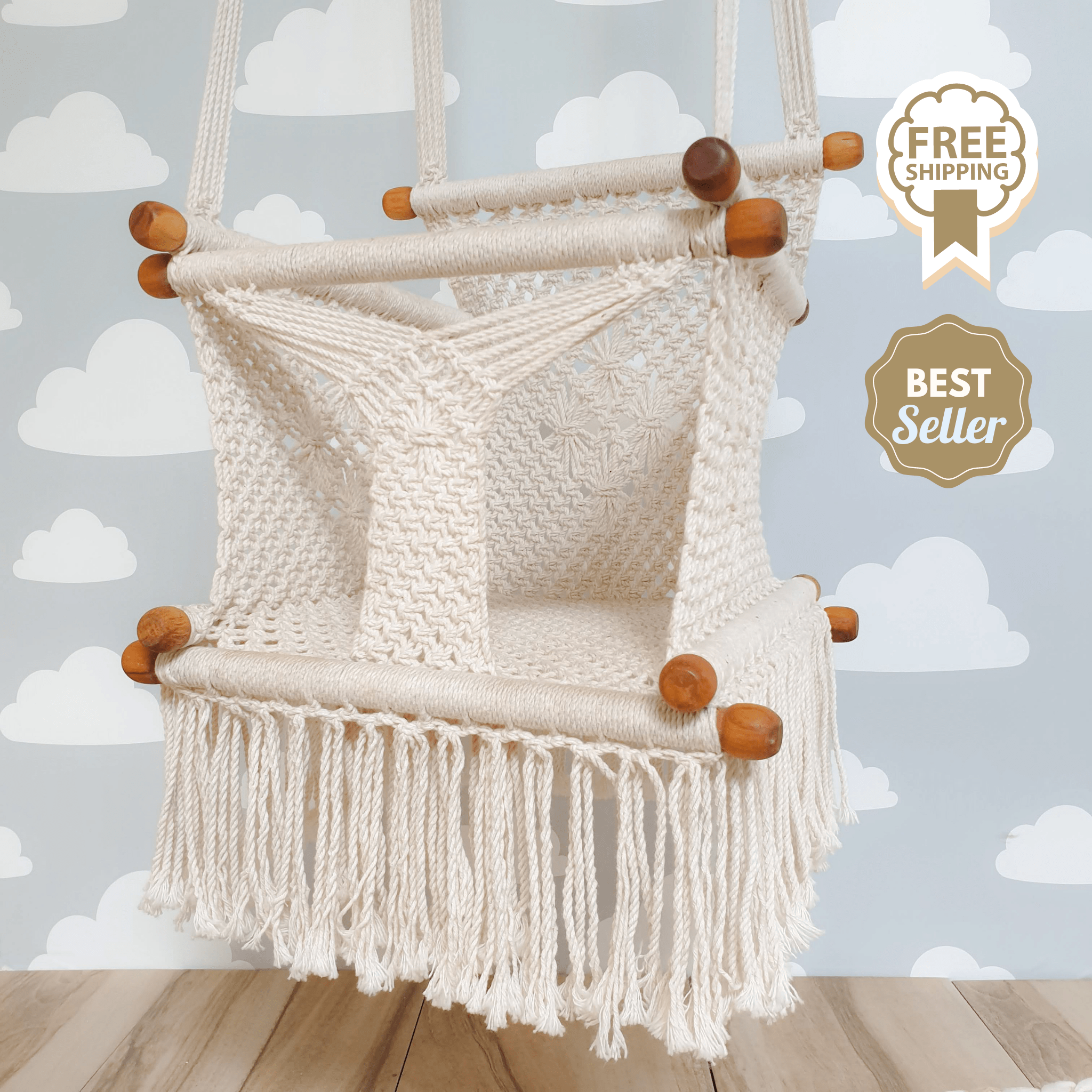 Macrame swing baby deals