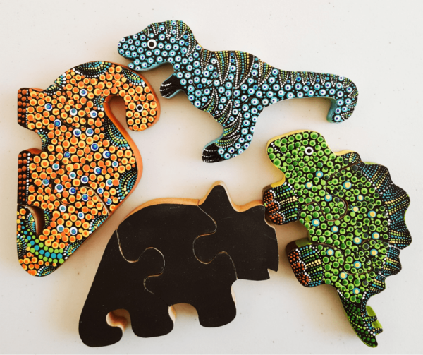 Paint-It-Yourself Dino Dot Art Puzzles - Image 2